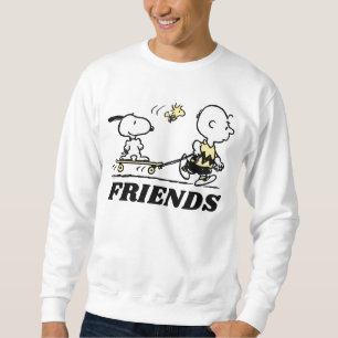 PEANUTS   Friends Skate Boarding Sweatshirt
