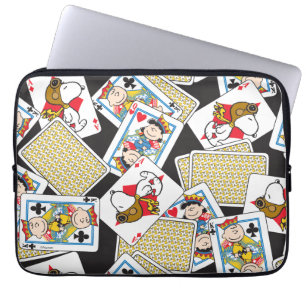 Peanuts Gang Card Deck Pattern Laptopschutzhülle