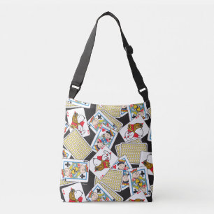 Peanuts Gang Card Deck Pattern Tragetaschen Mit Langen Trägern