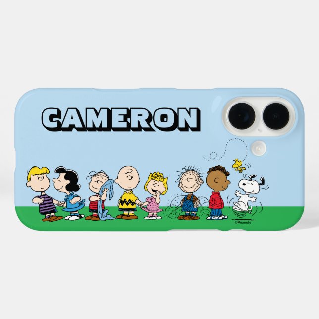 Peanuts Gang Group Lineup Case-Mate iPhone Hülle (Rückseite (Horizontal))