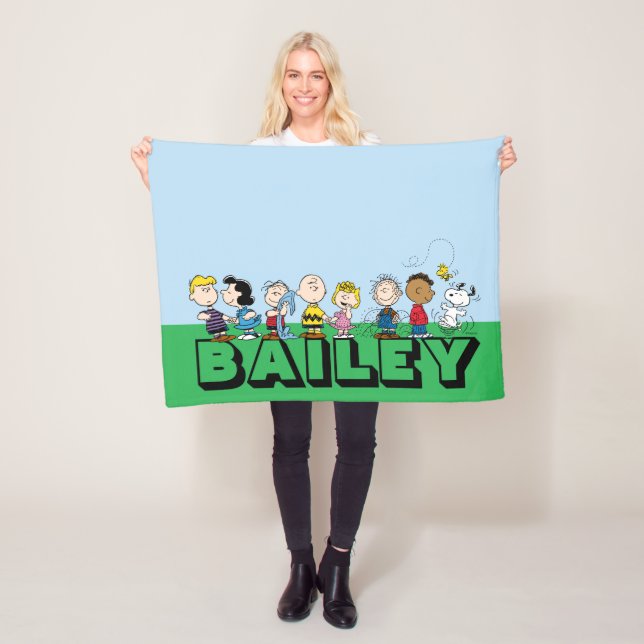 Peanuts Gang Group Lineup Fleecedecke (Beispiel)