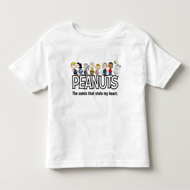 Peanuts Gang Group Lineup Kleinkind T-shirt (Vorderseite)