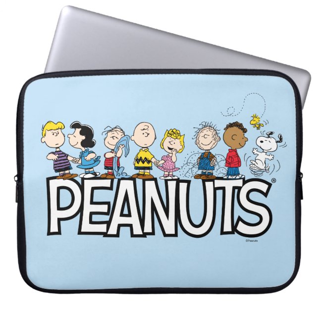 Peanuts Gang Group Lineup Laptopschutzhülle (Vorderseite)