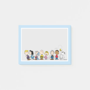 Peanuts Gang Group Lineup Post-it Klebezettel