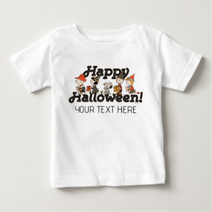 Peanuts-Gang Happy Halloween-Parade Baby T-shirt