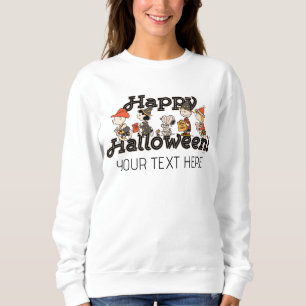 Peanuts-Gang Happy Halloween-Parade Sweatshirt