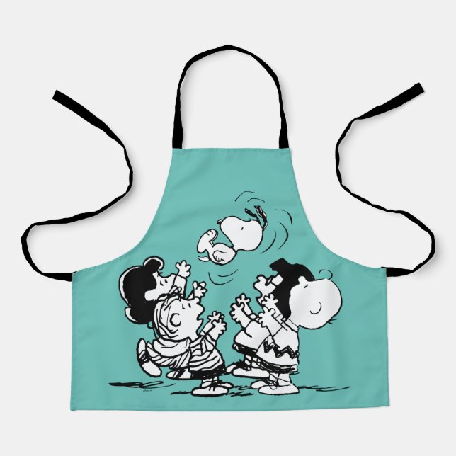 Peanuts Gang Lifting Snoopy Schürze (Vorderseite)