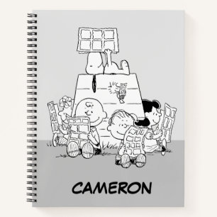 Peanuts Gang Reading Comic Notizbuch