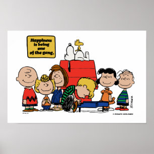 Peanuts   Glücklichsein gehört dazu Poster