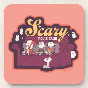 Peanuts Gruselige Filmclub Halloween Couch Getränkeuntersetzer