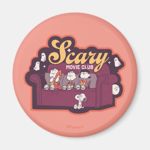 Peanuts Gruselige Filmclub Halloween Couch Magnet