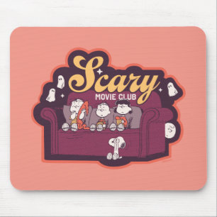 Peanuts Gruselige Filmclub Halloween Couch Mousepad