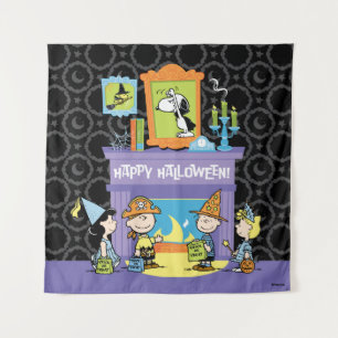 Peanuts Halloween-Geisterhallen Wandteppich