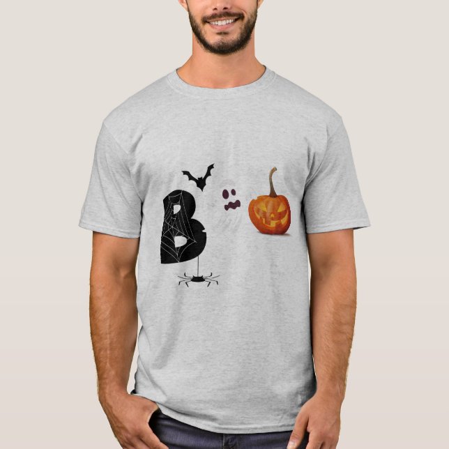 Peanuts Halloween Snoopy Woodstock BOO T-Shirt (Vorderseite)