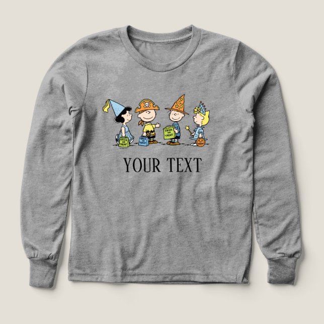 Peanuts Halloween Süßigkeiten oder Saures (Design Vorderseite)