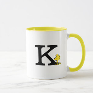PEANUTS   Holz   Monogramm K Tasse