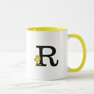 PEANUTS Holz Monogramm R Tasse