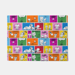 PEANUTS   Klassisches Comic Muster Fußmatte