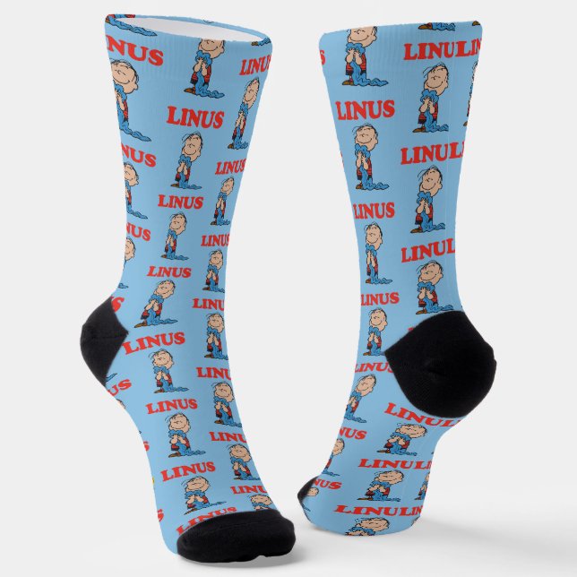 Peanuts | Linus-Decke-Lächeln Socken (Gewinkelt)