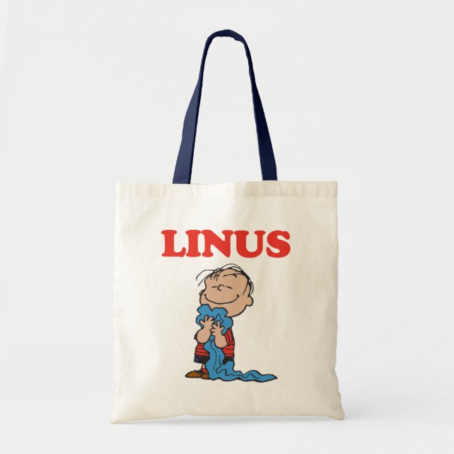 Peanuts | Linus-Decke-Lächeln Tragetasche (Vorne)