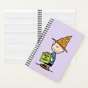 Peanuts Linus Zauberer Süßigkeiten oder Saures Notizbuch