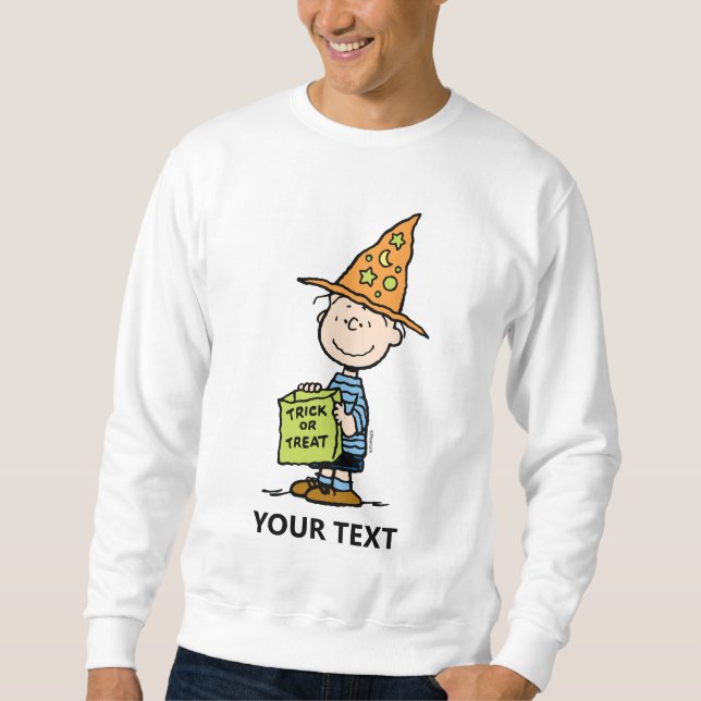 Peanuts Linus Zauberer Süßigkeiten oder Saures Sweatshirt (Vorderseite)