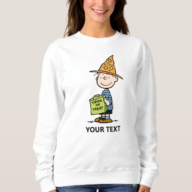 Peanuts Linus Zauberer Süßigkeiten oder Saures Sweatshirt (Vorderseite)