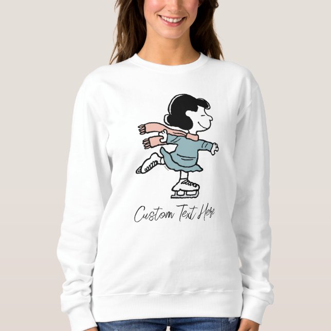 Peanuts | Lucy auf Eis Sweatshirt (Vorderseite)