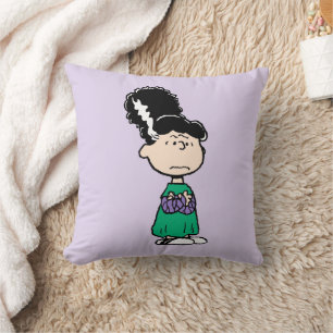 Peanuts Lucy Braut des Frankenstein Halloween Kissen