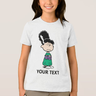 Peanuts Lucy Braut des Frankenstein Halloween Tri-Blend Shirt