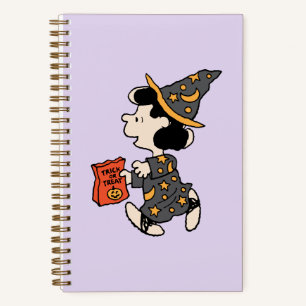 Peanuts Lucy Hexen Kostüm Halloween Notizbuch