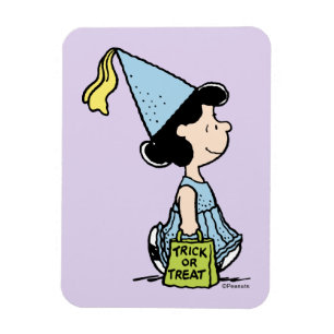 Peanuts Lucy Prinzessinnen-Kostüm Halloween Magnet