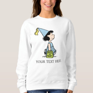 Peanuts Lucy Prinzessinnen-Kostüm Halloween Sweatshirt