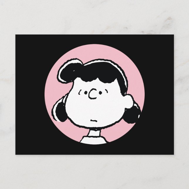 Peanuts | Lucys Gesichter Postkarte (Vorderseite)