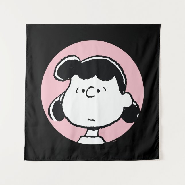 Peanuts | Lucys Gesichter Wandteppich (Vorderseite)