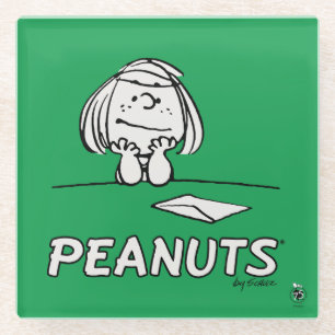 Peanuts   Peppermint Patty Gedanken Glasuntersetzer