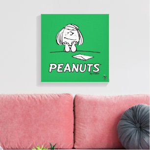 Peanuts Peppermint Patty Gedanken Leinwanddruck