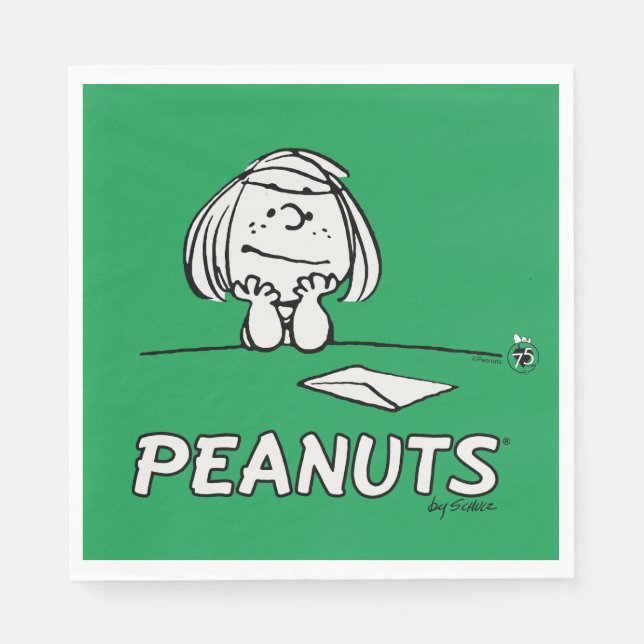 Peanuts | Peppermint Patty Gedanken Serviette (Vorderseite)