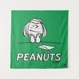 Peanuts Peppermint Patty Gedanken Wandteppich