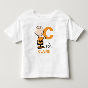 PEANUTS Personalisiert Charlie Brown Kleinkind T-shirt