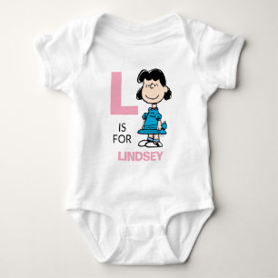 PEANUTS   Personalisierte Lucy Baby Strampler