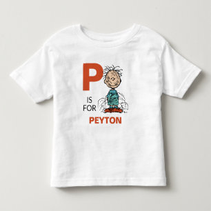 PEANUTS Personalisiertes Schweinefleisch Kleinkind T-shirt