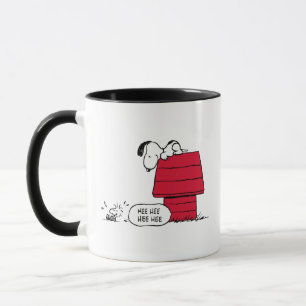 PEANUTS   Rotes und schwarzes Muster Tasse
