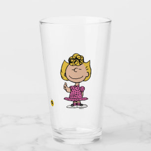 Peanuts Sally Super Lächeln Glas