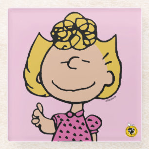 Peanuts   Sally Super Lächeln Glasuntersetzer