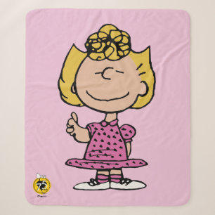 Peanuts Sally Super Lächeln Sherpadecke