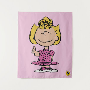Peanuts Sally Super Lächeln Wandteppich