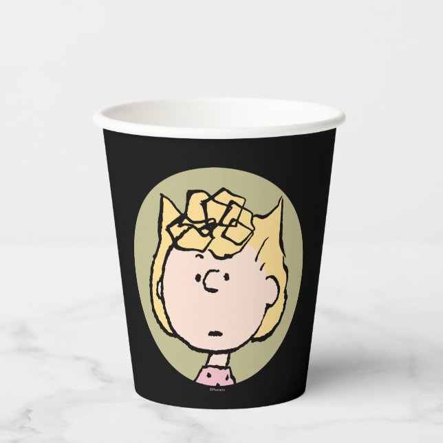 Peanuts | Sallys Gesichter Pappbecher (Vorderseite)