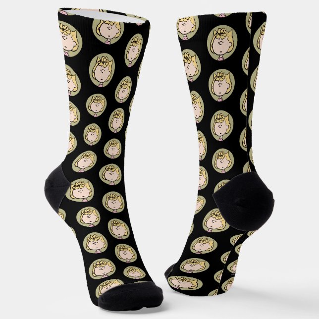 Peanuts | Sallys Gesichter Socken (Gewinkelt)