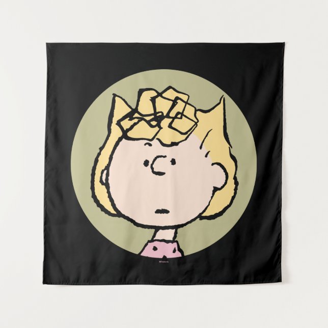 Peanuts | Sallys Gesichter Wandteppich (Vorderseite)